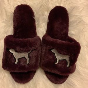 Victoria Secret PINK Fuzzy Slippers